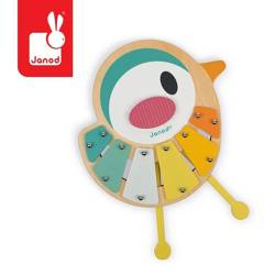 Drewniane cymbałki Ptaszek Pure, Janod