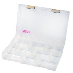 Pudełko wędkarskie z regulowanymi przegrodami 27x18,5x4,5cm Robinson 74-TW-R21