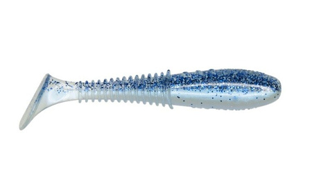 Ripper Invader PRO - BLUE HERRING 4"/10cm 3szt./bag PEARL BS/CLEAR silver/blue glitter DRAGON CHE-IV40D-02-961