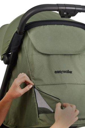 Easywalker Miley² Kompaktowy wózek spacerowy z torbą transportową Sage Green
