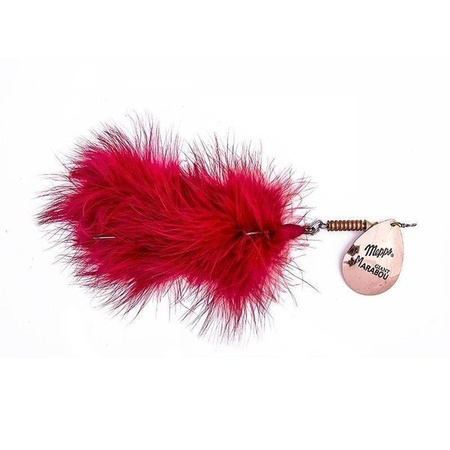 Błystka Mepps GIANT MARABOU miedziany / czerwony 40g