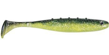 GUMA RIPPER Aggressor PRO 3"/7.5cm 4szt CHARTREUSE/BLACK silver glitter DRAGON CHE-AG30D-30-101