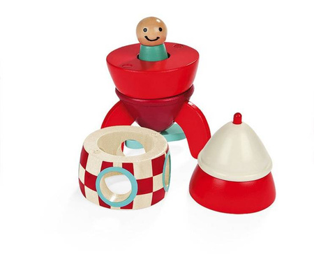 Rakieta drewniana magnetyczna, Janod