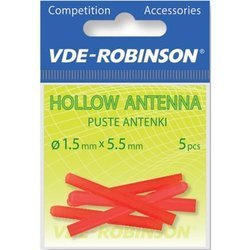 Antenki do spławików 1,2x5,5mm, czerwone, 5szt. VDR Team 67-A0-A10R
