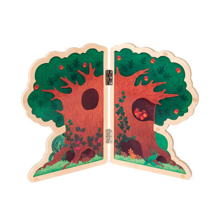Układanka drewniana magnetyczna z 30 magnesami Drzewo, Janod
