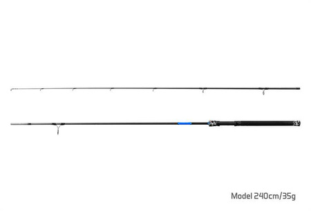 WĘDKA SPINNING GAMER / 2 składy 255cm/40g 255cm/40g Delphin (110388255)