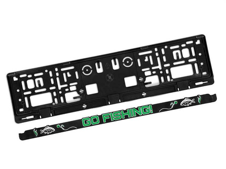 3D ramka na rejestrację Delphin GoFishing! / 2szt  Delphin (999000302)