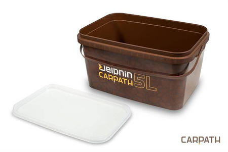 Prostokątne wiadro z pokrywką Delphin CARPATH 5l 5l Delphin (920000361)