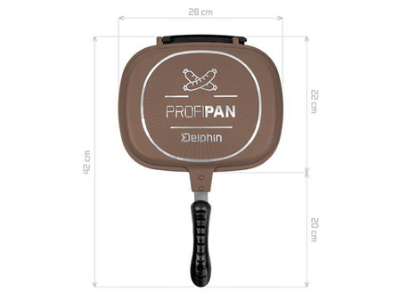 Patelnia Delphin ProfiPAN patelnia 22x28x7cm Delphin (101002095)