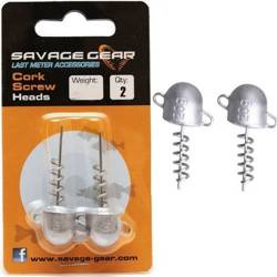 Wkręcane główki jigowe Savage Gear Cork Screw Heads 30g / 2szt. (50360)