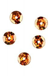 CEKINY ZŁOTE śr.8mm - BRĄZOWE - op.20szt. MIKADO AM-SUR-C01-8-BR