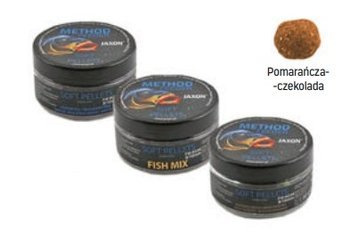 SOFT PELLETS METHOD FEEDER 8/10MM 1SZT POMARAŃCZA/CZEKOLADA 50G JAXON FM-KC19
