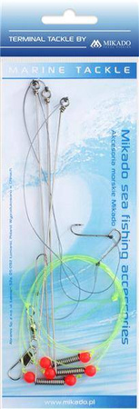 ZESTAW MORSKI - STEEL BOOM RIG - hak 8 MIKADO LS-B200-8BN