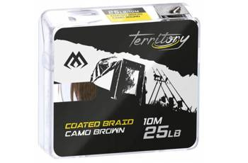 PLECIONKA W OTULINIE - COATED BRAID CAMO GREEN 35LB 10M - op. 1szt MIKADO AMC-CB35/CG