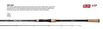 SPINNING MFT ASP 260 c.w. 8-25 g (NA BOLENIA) MIKADO WAA641-260