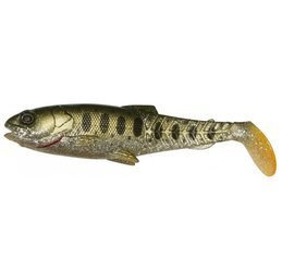 (R) GUMA CRAFT CANNIBAL PADDLETAIL 8.5CM 7G OLIVE PEARL SILVER SMOLT 1szt. (71807)
