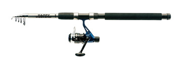 ZEST.WĘDKARSKI JAX. HAPPY WEEKEND WĘDKA 2,40 5-25G+KOŁOWROTEK+ŻYŁKA WJ-HWA24025