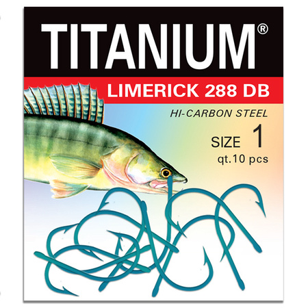 Haczyk Titanium LIMERICK (10 szt.), rozm. 1 Robinson 02-P-288DB-01