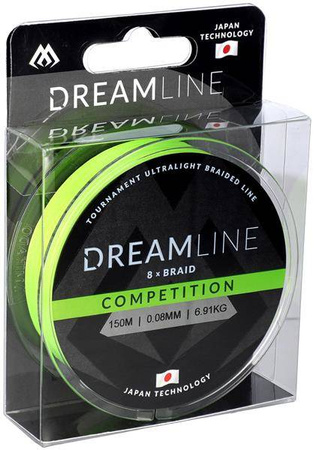 PLECIONKA DREAMLINE FLUO GREEN 0.08mm\6.91kg\150m 1szp. MIKADO ZDL000FG-150-008
