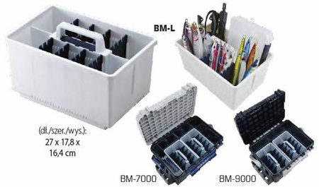 Organizer MEIHO-VERSUS do skrzynek BM-9000/7000 L 27x17.8x16.4 cm jasnoszary    DRAGON JME-INN.STOCK.BM-L