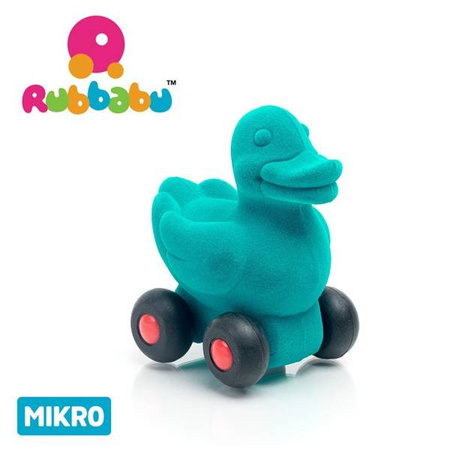 Rubbabu Zestaw 8 sensorycznych zwierzątek - pojazdów mikro (opakowanie zbiorcze 8 szt.)