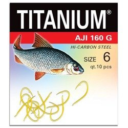 Haczyk Titanium AJI (10 szt.), rozm. 6 Robinson 02-P-160G-06