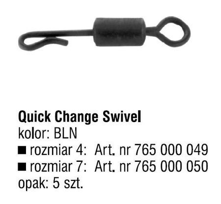 CARPLABS KRĘTLIK QUICK CHANGE #4 BLN CARPLABS® op.5SZT 765000049