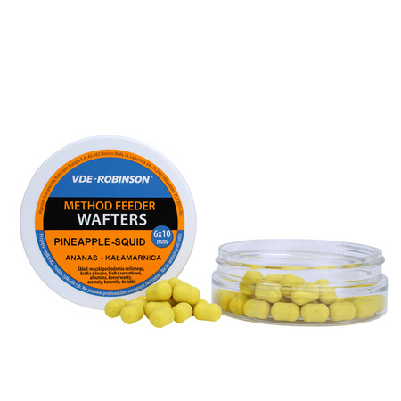 Przynęta VDE-Robinson Wafters 6x10mm, Ananas-Kałamarnica, 15g VDR Team 62-B1-PIS