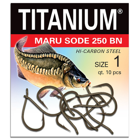 Haczyk Titanium MARU SODE (10 szt.), rozm. 1 Robinson 02-P-250BN-01
