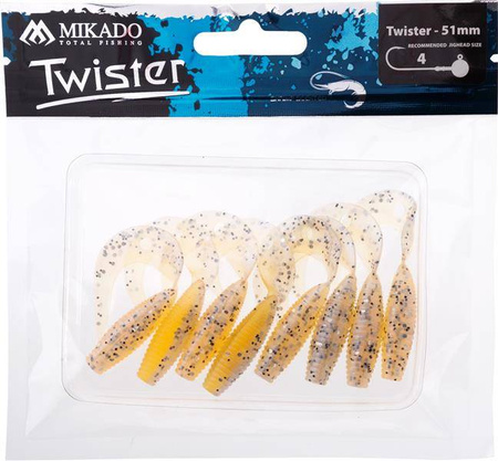 PRZYNĘTA - TWISTER 51mm/ SALTY CARMEL - op8szt.
