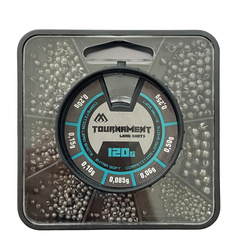 ŚRUT - OŁÓW WĘDKARSKI TOURNAMENT - WYCZYNOWY ZESTAW - 120g - op.1szt. MIKADO