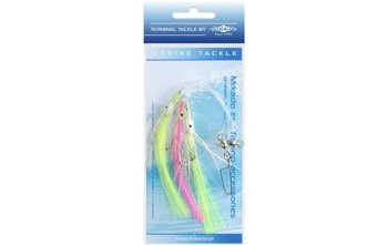 ZESTAW MORSKI - OCTOPUS RIG HAIR 7.5 cm - hak 2/0 MIKADO LS-C156