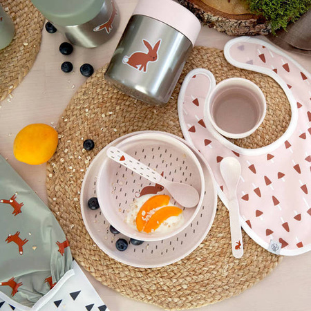 Lassig Komplet naczyń dla dzieci Little Forest Zajączek