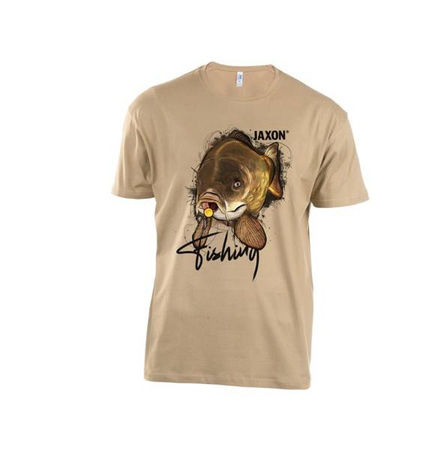 KOSZULKA JAXON NATURE BEŻ KARP L UR-KC001L