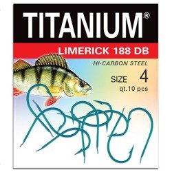Haczyk Titanium LIMERICK (10 szt.), rozm. 4 Robinson 02-P-188DB-04