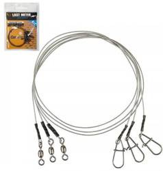 Przypony spinningowe szczupakowe Savage Gear Carbon49 Trace 40cm 0.60mm 16kg Swivel/Needle Snap 3szt (54868)