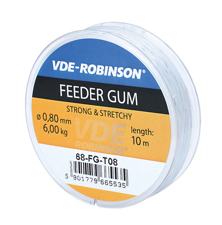 FEEDER GUMA 1,00 mm - 7KG przezroczysta VDR Team 68-FG-T10