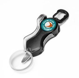 Nożyczki do plecionki LONG SNIP BOOMERANG TOOL COMPANY Made In USA szkło powiększające x3, długie ostrza, hook eye cleaner    DRAGON UBT-BTC223