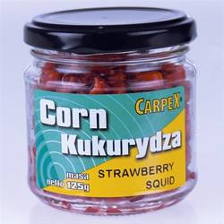 Kukurydza haczykowa Carpex - Strawberry - Squid, 125g Carpex 64-CC-SSQ