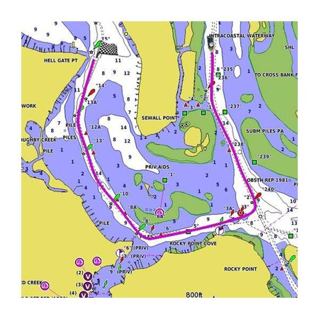 GARMIN MAPY BLUECHART® G3 HXEU018R - BENELUX OFFSHORE & INLAND