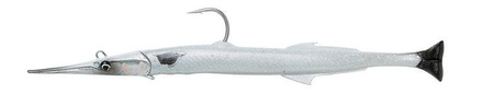 Savage Gear 3D Needlefish Pulsetail 2+1 23cm 55g Pearl White Silver (69707)