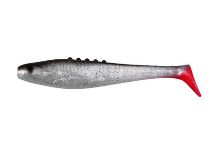 Ripper LUNATIC 4"/10cm 3szt./bag PEARL/BLACK silver glitter red tail DRAGON CHE-LN40S-01-161