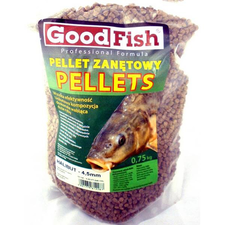 Mikropellet zanętowy 4,5mm, halibut, 0,75kg GoodFish A-63-PT-045-HAL