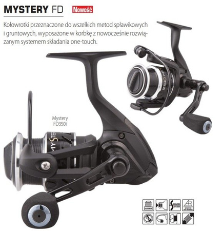 Kołowrotek MegaBAITS Mystery FD525i szp.alu 25 4BB+Inf.AR DRAGON CHN-17-00-525