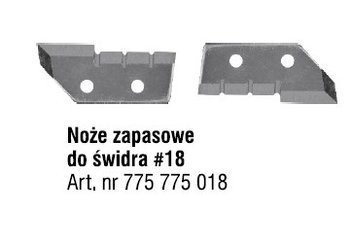 NOŻE ZAPASOWE DO ŚWIDRA #18 775775018
