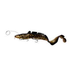 3D LINE THRU BURBOT 50CM 435G FAST SINKING BLACK GOLD UV Savage Gear (72401)