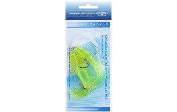ZESTAW MORSKI - TREBLE PILK TWIST RIG 6cm - hak 3x4/0 MIKADO LS-C168