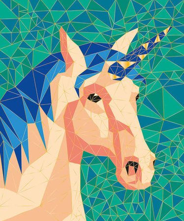 Zestaw kreatywny Malowanie po numerach Fantastyczne stworzenia 2 obrazy Misterix 7+, Janod