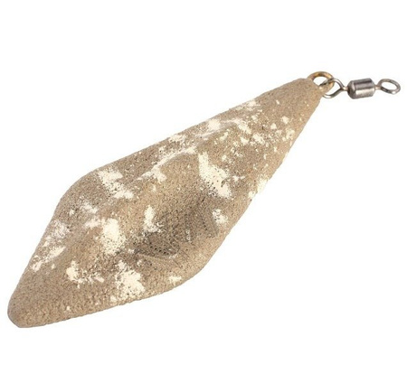 CIĘŻAREK Z KRĘTLIKIEM "TRILOBIT" (PIASKOWY) - 110 g - op.10szt MIKADO OMK-30S-110