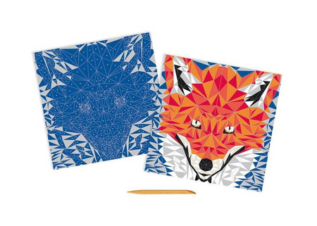 Zestaw kreatywny Do zdrapywania Animetrics 7+, Janod